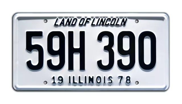 Halloween | Michael Myers | Station Wagon | 59H 390 | STAMPED Prop License Plate