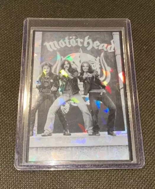 Motorhead B&W Custom Mini Poster Holofoil Prizm Trading Card