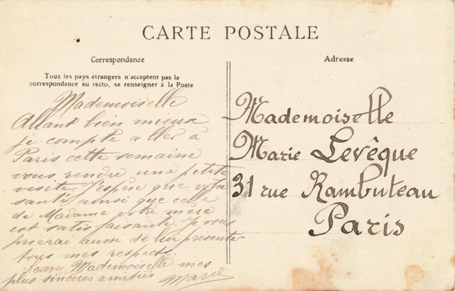 CPA VAL D'OISE 95 FRANCONVILLE LE CHATEAU (XVIIIe siècle) 2
