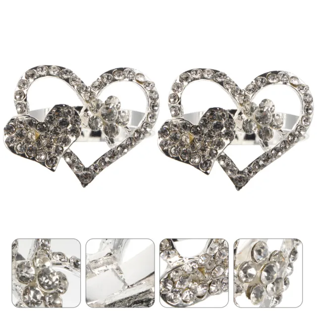 2 piezas anillo de servilleta soporte anillos vintage anillos de servilleta banquete boda