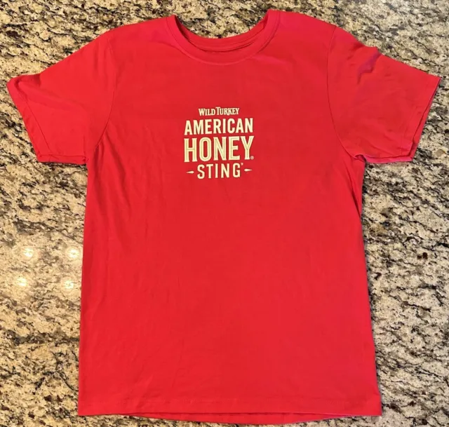 Ghost Pepper Medium T Shirt Advertising  Red Wild Turkey American Honey Sting