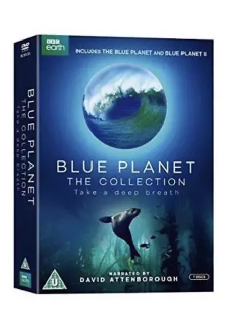 BBC - Blue Planet - 1&2 The Collection (DVD) David Attenborough Brand New Sealed