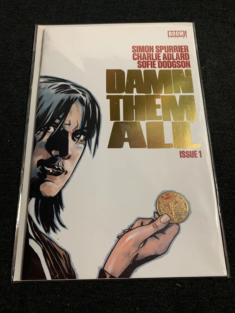 DAMN THEM ALL #1 (2022) LIMITED 1:250 RETAILER INCENTIVE VARIANT Spot Foil