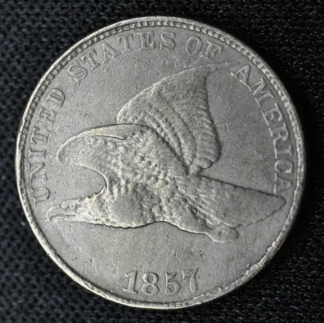 1857 Flying Eagle Cent - Choice XF