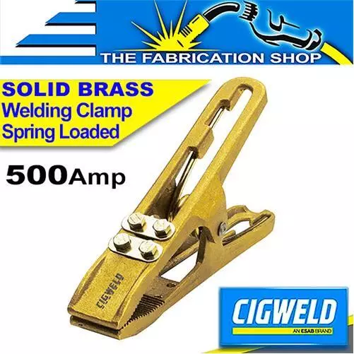 Cigweld Work Earth Clamp Spring Loaded 500A Ground Welding Welder 500 AMP CWC500