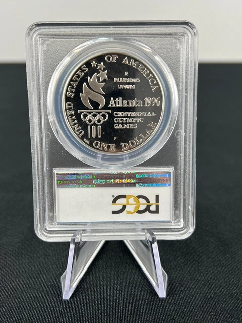 1oz Silver PCGS PR69 Deep Cameo Paralympic .999 Proof 1996