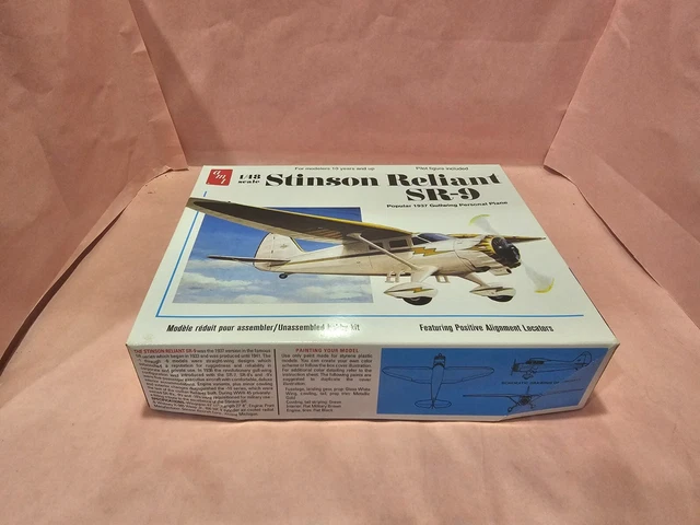 Stinson Reliant SR-9 Popular 1937 Gullwing Personal Plane Model