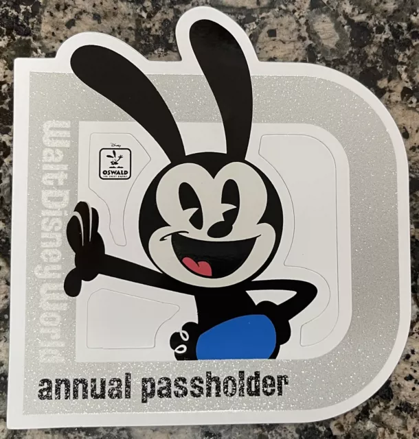 OSWALD WALT DISNEY World Mickey Mouse 2023 Annual Passholder AP Magnet ...