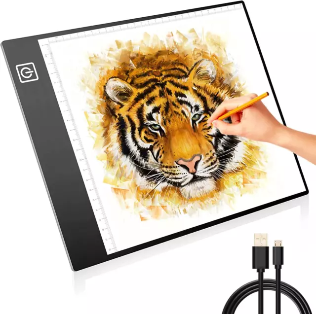 LED Light Pad for Diamond Painting,tracing Box Painting Accessories 5D Art A4