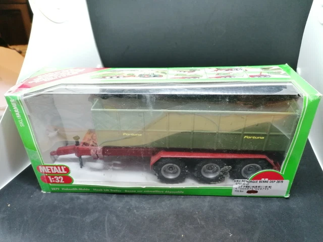 Remorque TP Britains 9584 1/32 - SIKU - Agricole - Occasion - Boîte Abîmée