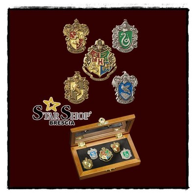 HARRY POTTER Hogwarts House Pins Noble Collection £42