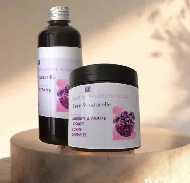 Huile De Palmiste 100% Naturelle - Extraite Du Noyau De Fruit De Palmier
