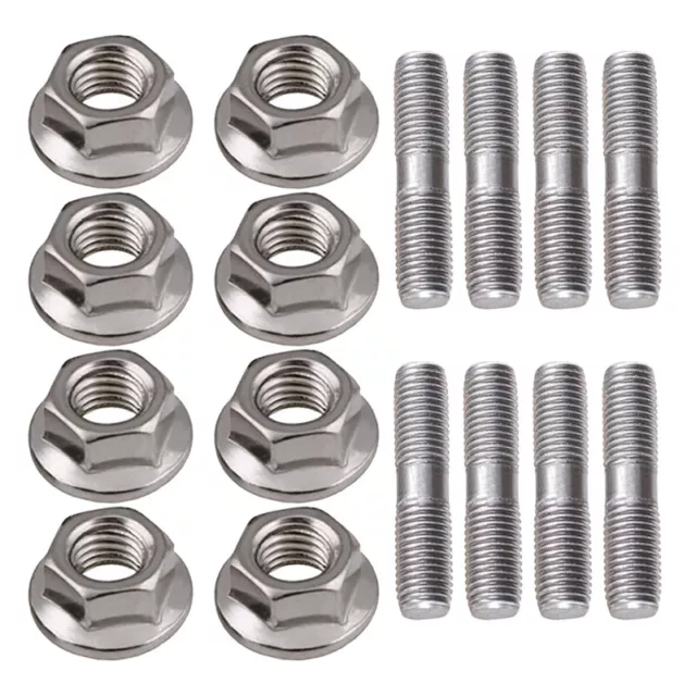 8set Exhaust manifold Stud & Nut kit Fit For Toyota Nissan Honda M10x1.25 New