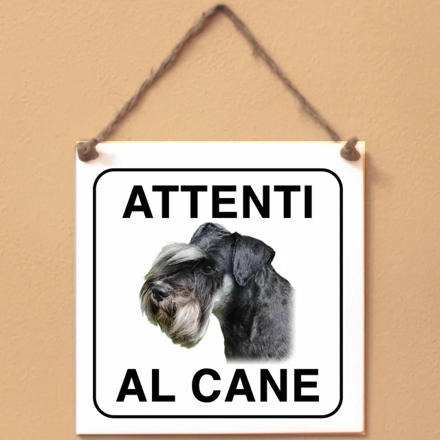 Cartello 'Attenti Al Cane' Amstaff - In PVC 15x20 Cm, Per Recinzioni E Giardini - Foto 14