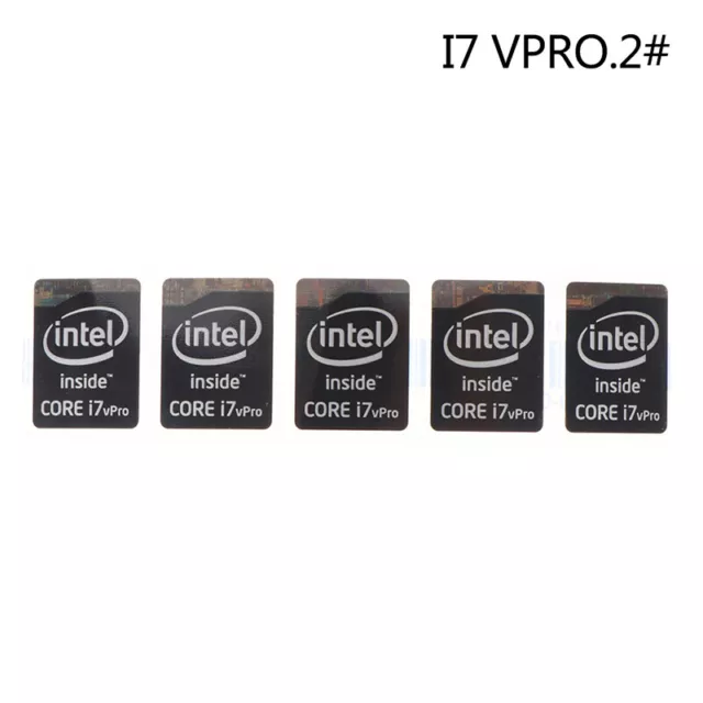 5PCS Notebook Desktop Computer Logo Etikett 4. Intel Core i3 i5 i7 Aufkleber