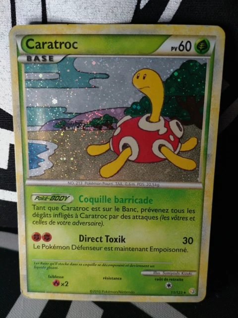 Carte Pokemon - Caratroc 11/123 - Rare Holo - HeartGold SoulSilver