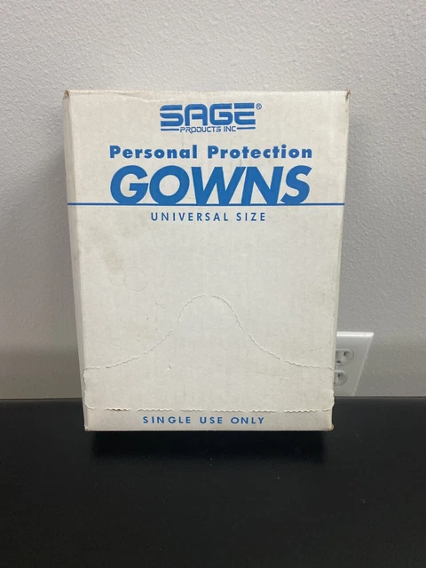 12X Sage Personal Protection Gowns Universal Size