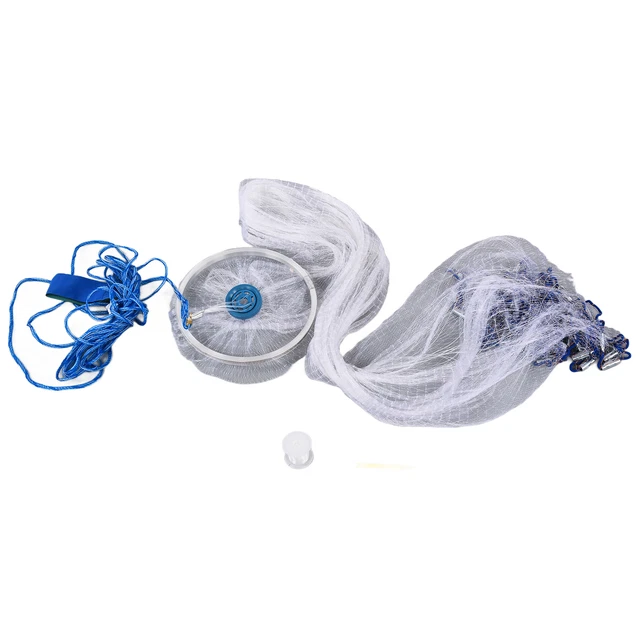Hand Throwing Multi Purpose Fishing Net Automatic Flexible Casting Net ZU
