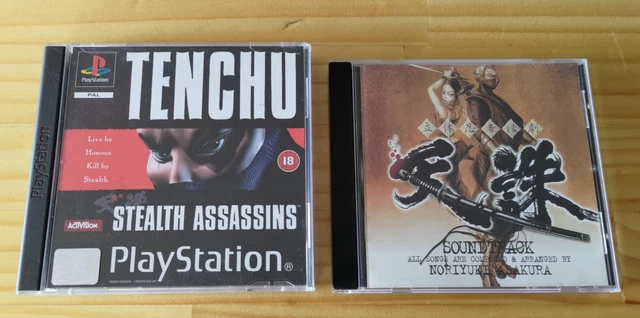 TENCHU STEALTH ASSASSINS PS1 Game AUS PAL Original Soundtrack CD