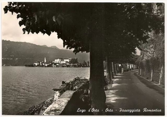 NOVARA [245] - LAGO D' ORTA - ORTA Passeggiata romantica - FG/Non Vg