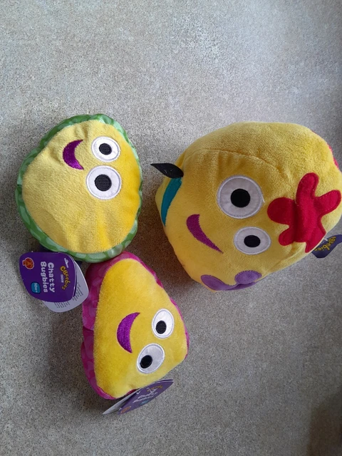 CBEEBIES BUG SOFT Toys Chatty Bugbies Flippity, Fubble And Wobble 2 ...