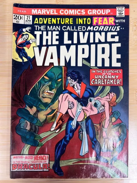 Adventure into Fear # 21 Morbius The Living Vampire Marvel 1974