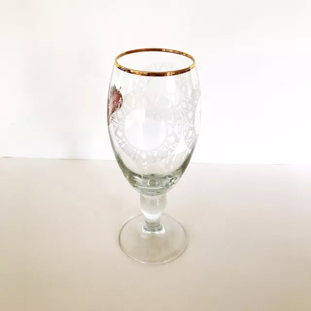 STELLA ARTOIS BELGIUM Limited Edition Vintage Glass Goblet Supports ...
