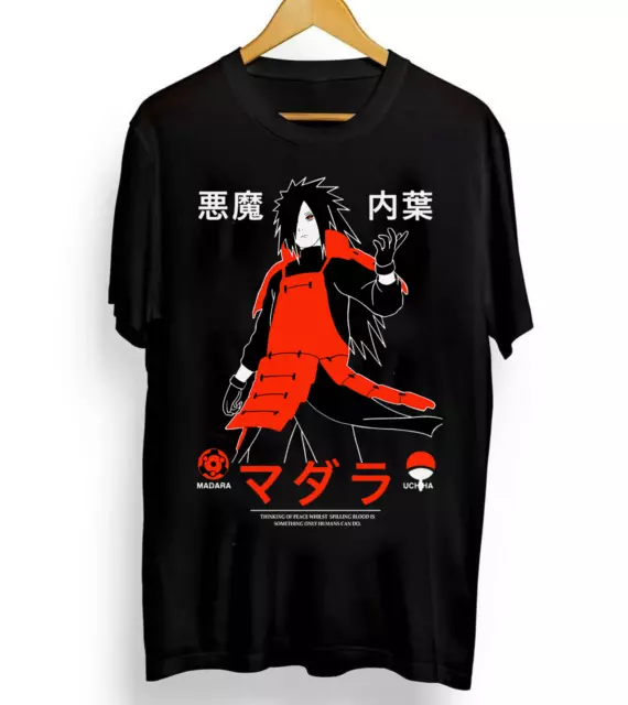 NARUTO SHIPPUDEN NEW T-shirt Itachi Uchiha Akatsuki Black Shirt S to ...
