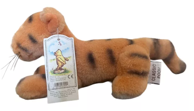 Gund Disney Classic Pooh Tigger 9" Long Plush Stuffed Animal With Tag