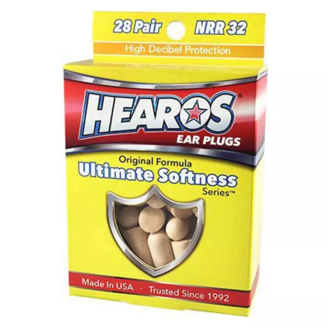 28 pares Hearos NRR 32 db Ultimate Softness