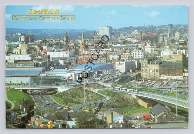Postcard UK Sheffield National City of Sport. Hedgerow Publising (E16)