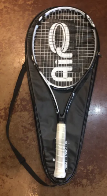 Prince EXO3  TEAM warrior 100 head 10.6 oz 4 grip Tennis Racquet W/ Case Clean