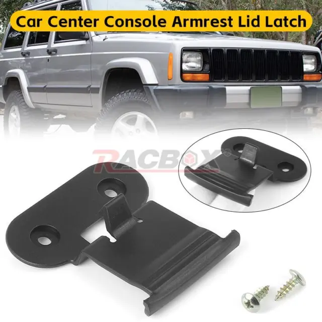 1x Black NEW Center Console Arm Rest Lid Latch For 1997-2001 Jeep Cherokee XJ