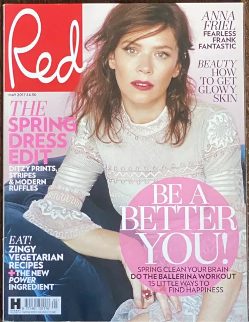 Red Magazine ~ May 2017 ~ Anna Friel *The Spring Dress Edit*