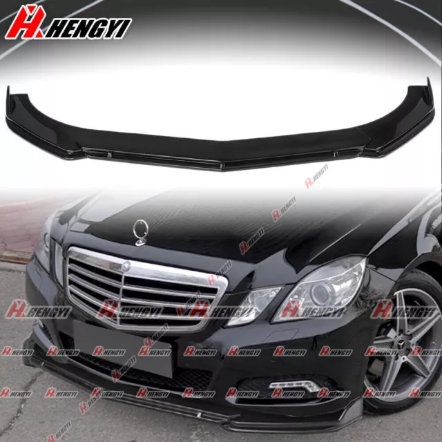 Pour Mercedes W211 W212 E-Clas E65 E63 E400 Spoiler Avant Lèvre Pare-Chocs Noir