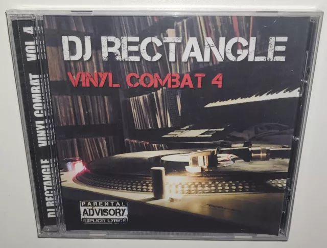 Dj Rectangle Vinyl Combat 4 Brand New Sealed Hip Hop Turntablism Mix Cd