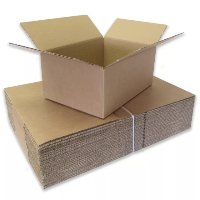 25 x ROYAL MAIL 'DEEP' MAXIMUM SIZE SMALL PARCEL CARDBOARD BOXES 340x240x140mm