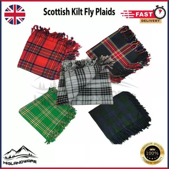 Highlander Kilt Plaids Écossais Highland Hommes Traditionnel Habillage Acrylique