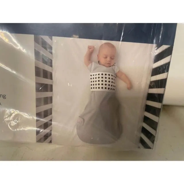 New! NIB Nanit Sleeping Bag Sack Gray 6-12M Breathing Wear Monitor Baby