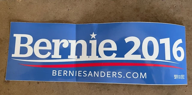 Bernie Sanders - Official 2016 Campaign Bumper Sticker - DNC