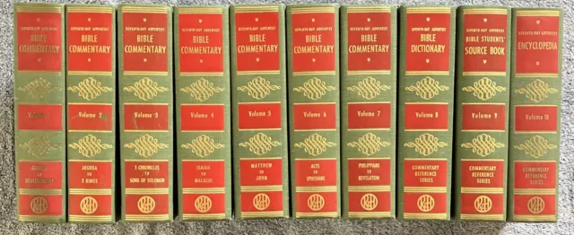 Seventh-day Adventist Bible Commentary Volumes 1-10 HC, 1953-1966
