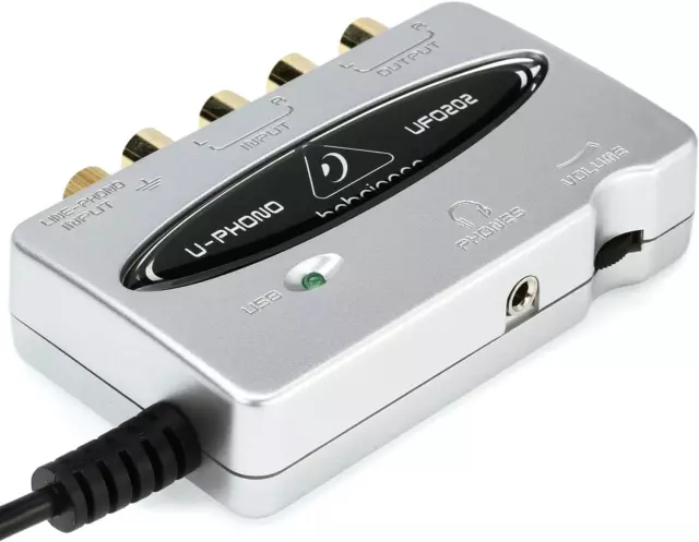 Behringer U-PHONE UFO202 Audiophile USB/Audio Interface with Built-in Phono for