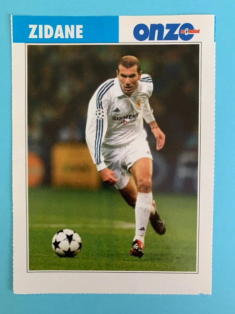 Carte Collection Zinedine Zidane – Onze Mondial 1995, Bordeaux, Rookie, Française