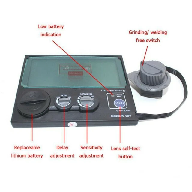 Saldatura Lenti Filtro DIN9-DIN13 Oscuramento Cover Solare -10 ℃～ 65℃