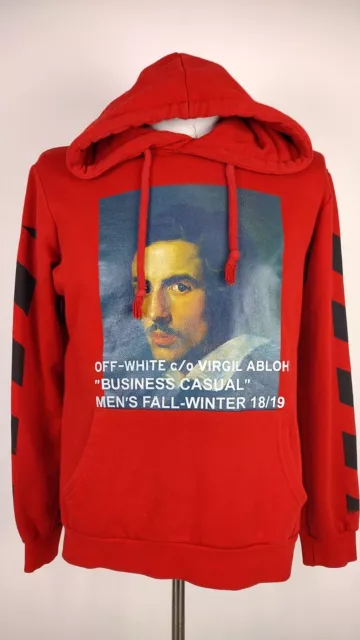 OFF-WHITE Sweatshirt Cotton Man Size S Italy Casual Vintage
