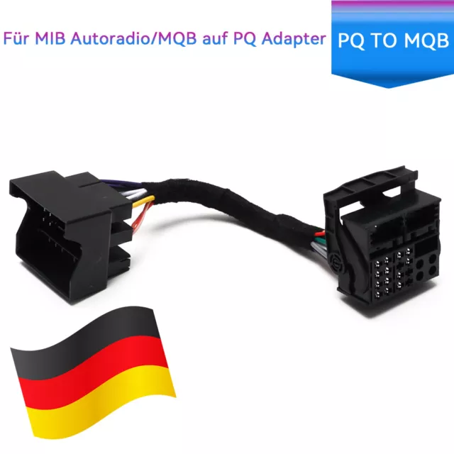 ISO MQB auf PQ Adapter Kabel Harness Für VW MIB Auto Radio RCD330 340G 187B 187F