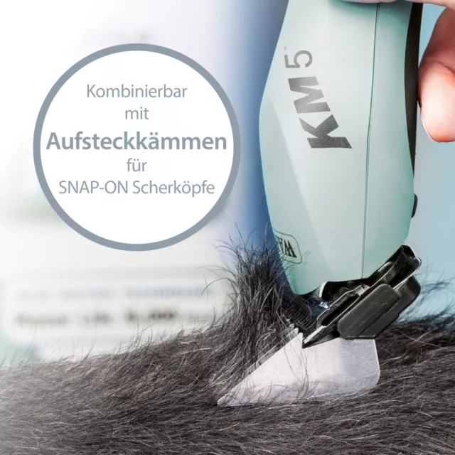 Wahl Km 5 Professionnel sur Secteur Tierhaarschneidemaschine Machine Vert Menthe 2