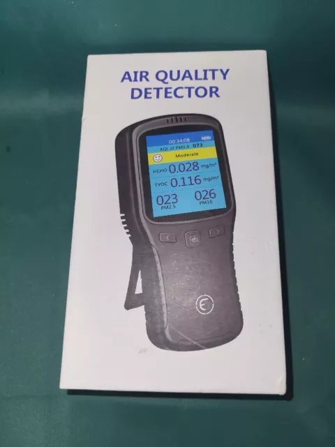 Air Quality Monitor EGVOC-100 LCD Formaldehyde Detector, Pollution Meter Sensor