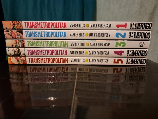 Transmetropolitan complete set 1 2 3 4 5 TPB Lot Book 4 is OOP Warren Ellis