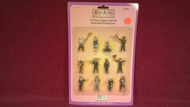 Mth 30-11044 O-Scale 12-Piece Figure Set #3 - Railroad Employees - Nip